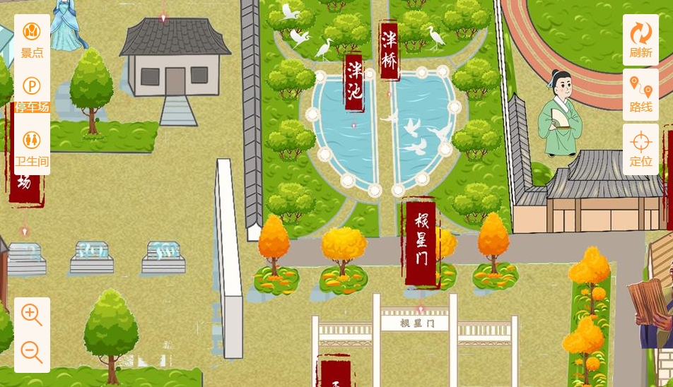 南皮手绘地图景区语音讲解导览系统：智慧景区建设的基石